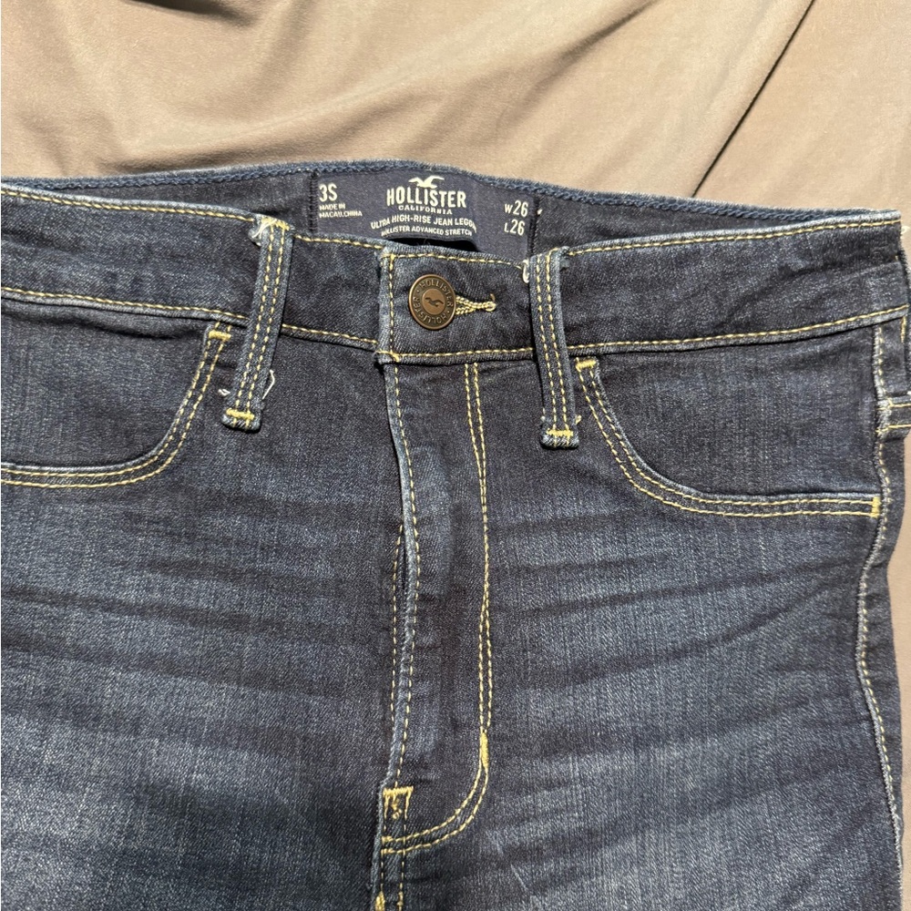 Hollister Blue High Rise Jeans Classic Style